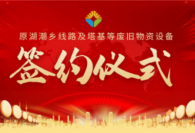 原湖潮鄉(xiāng)線路及塔基等廢舊物資設備項目簽約儀式圓滿落幕！——小額資產簡易程序初顯成效