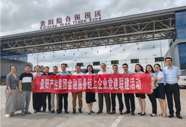 黨建引領(lǐng)聚合力  合作共贏謀發(fā)展——貴陽(yáng)產(chǎn)控集團(tuán)金融服務(wù)鏈企業(yè)與貴陽(yáng)綜保產(chǎn)發(fā)公司、貴金支付公司聯(lián)合開(kāi)展黨建交流活動(dòng)