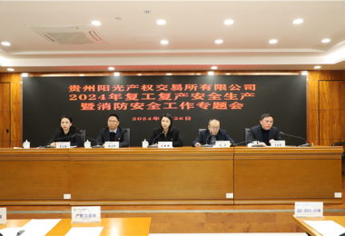 開足馬力 全力以“復(fù)” ——貴州陽(yáng)光產(chǎn)權(quán)交易所召開2024年復(fù)工復(fù)產(chǎn)安全生產(chǎn)暨消防安全工作專題會(huì)